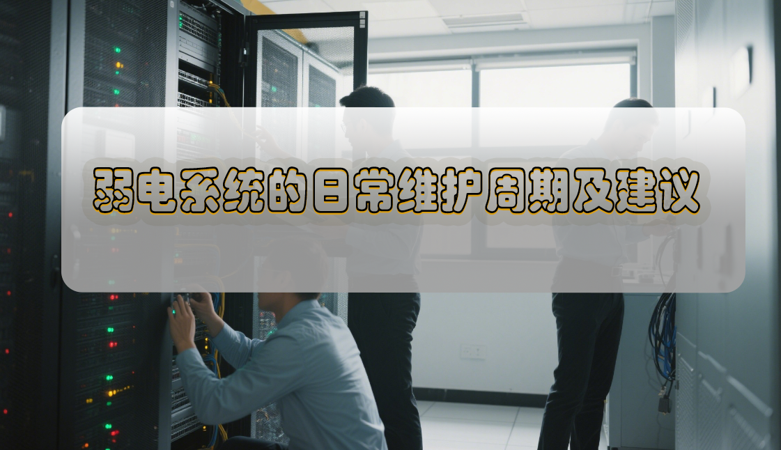 弱電系統(tǒng)的日常維護周期及建議